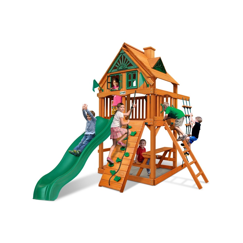 Chateau Tower Treehouse Swing Set